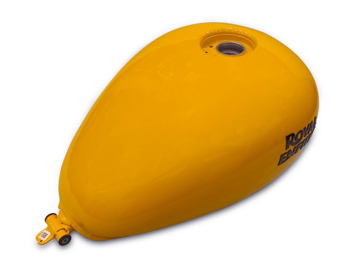 Genuine Royal Enfield Meteor 350 Fireball Yellow Fuel Petrol Gas Tank