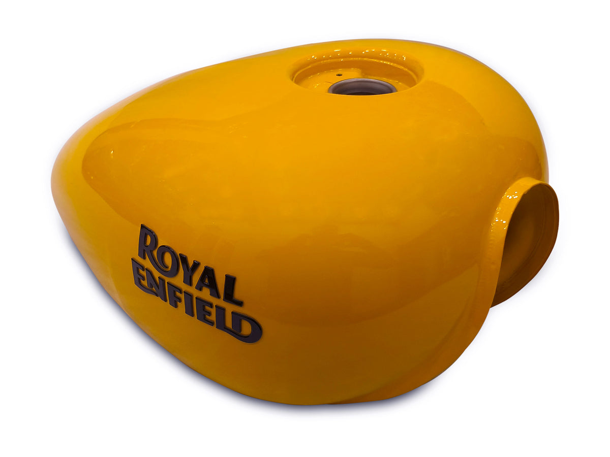 Genuine Royal Enfield Meteor 350 Fireball Yellow Fuel Petrol Gas Tank