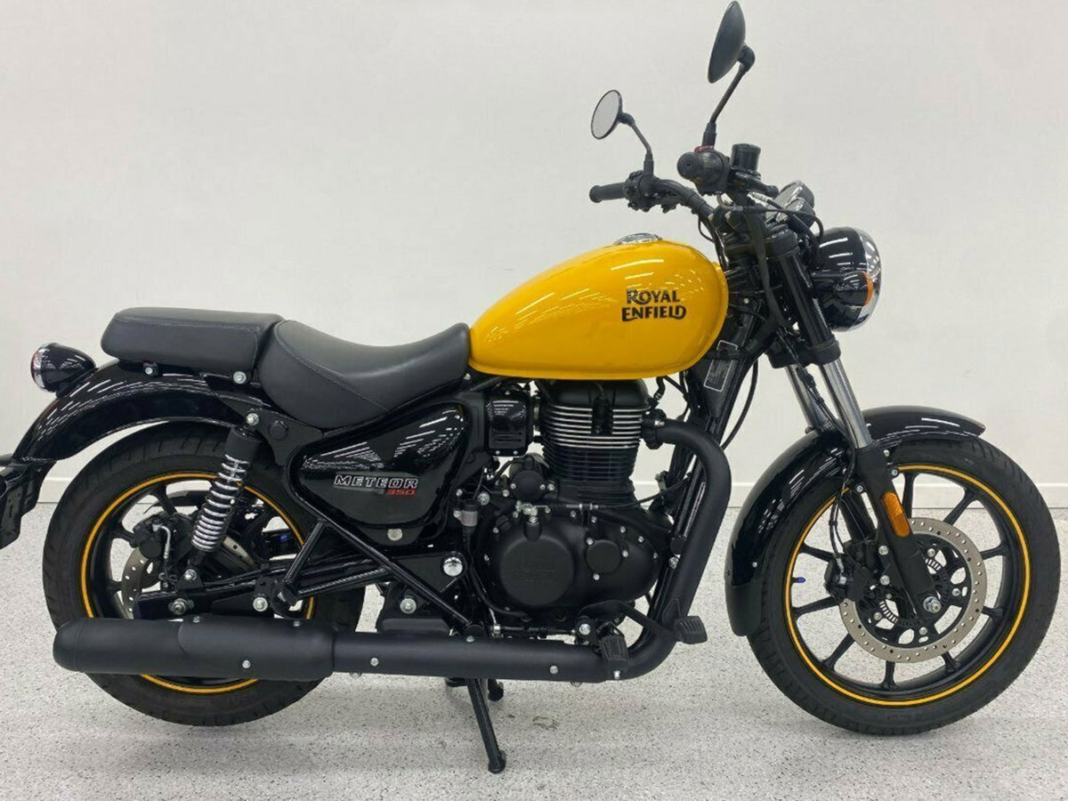 Genuine Royal Enfield Meteor 350 Fireball Yellow Fuel Petrol Gas Tank