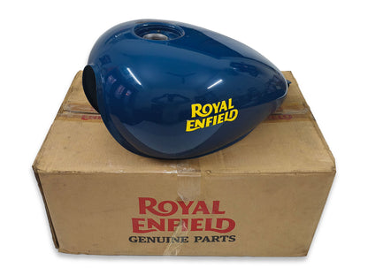 Genuine Royal Enfield Meteor 350 Fireball Blue Fuel Petrol Tank