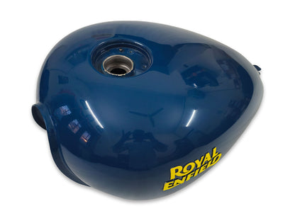 Genuine Royal Enfield Meteor 350 Fireball Blue Fuel Petrol Tank
