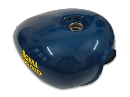 Genuine Royal Enfield Meteor 350 Fireball Blue Fuel Petrol Tank
