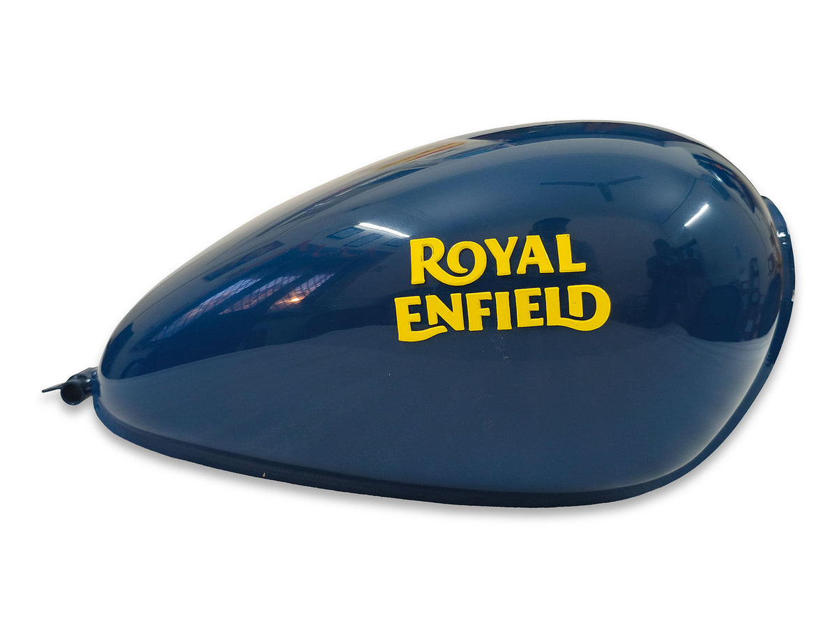 Genuine Royal Enfield Meteor 350 Fireball Blue Fuel Petrol Tank