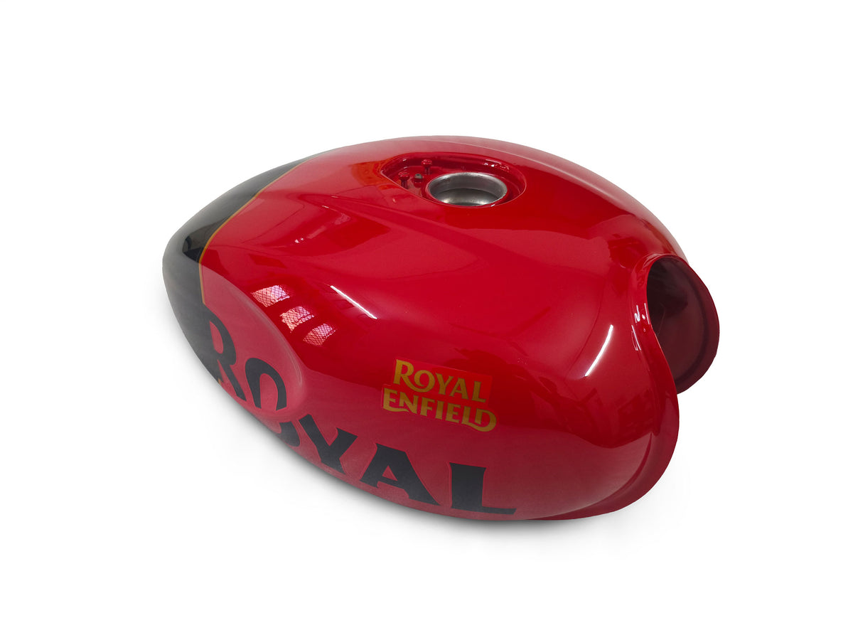 Genuine Royal Enfield Hunter 350 Rebel Red Fuel Petrol Tank