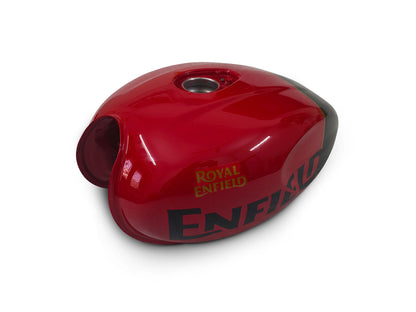 Genuine Royal Enfield Hunter 350 Rebel Red Fuel Petrol Tank