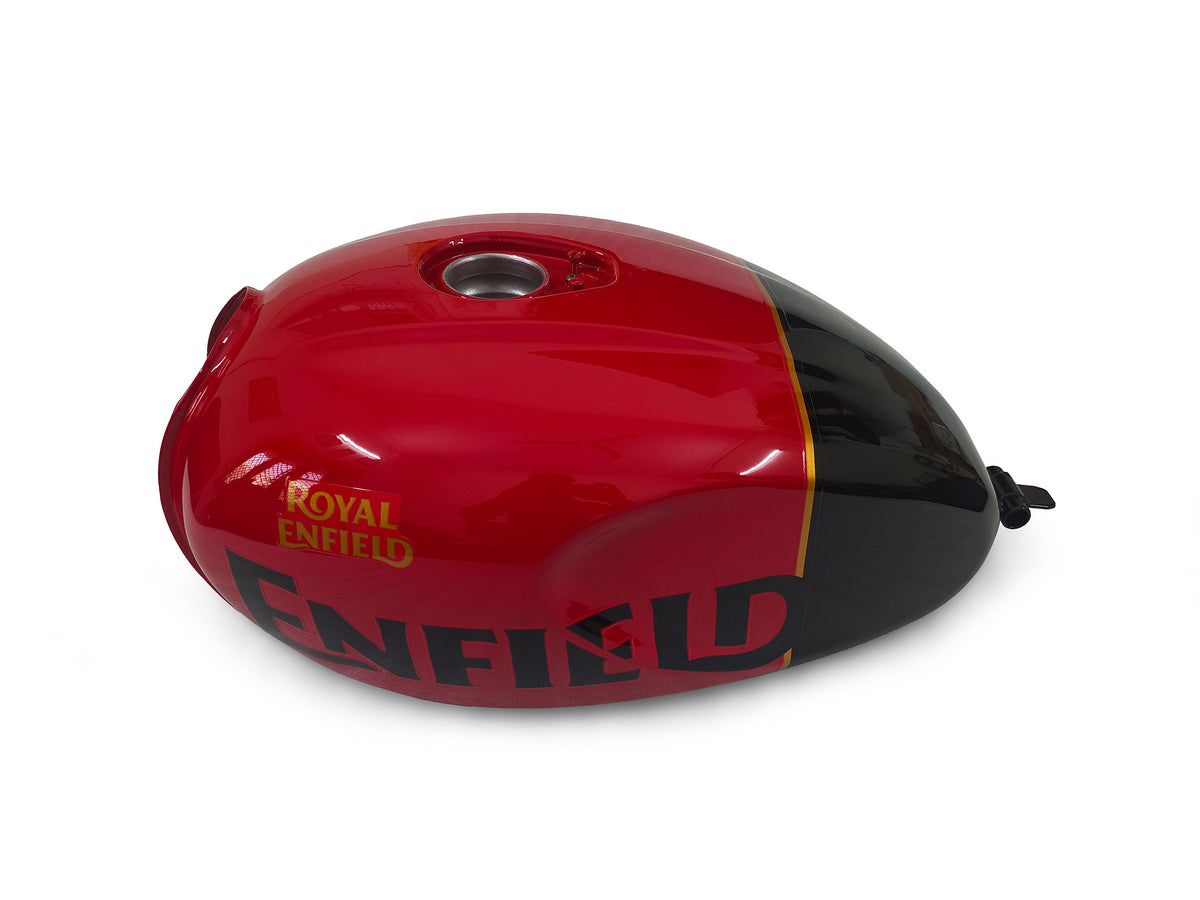 Genuine Royal Enfield Hunter 350 Rebel Red Fuel Petrol Tank