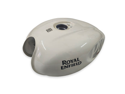 Genuine Royal Enfield Hunter 350 Dapper White Petrol Fuel Tank
