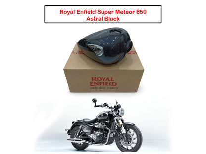 Genuine Royal Enfield Super Meteor 650 Astral Black Fuel Petrol Gas Tank