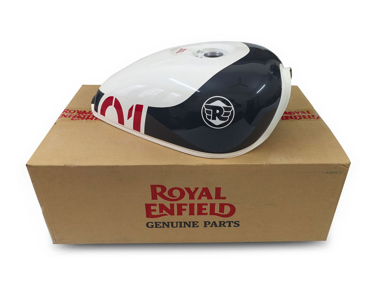 Genuine Royal Enfield Shotgun 650 Fuel Gas Petrol Tank Stencil White