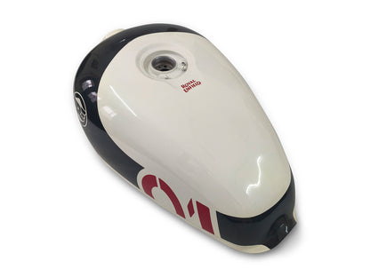 Genuine Royal Enfield Shotgun 650 Fuel Gas Petrol Tank Stencil White