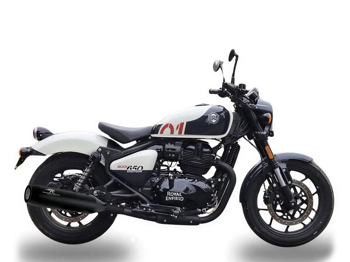 Genuine Royal Enfield Shotgun 650 Fuel Gas Petrol Tank Stencil White