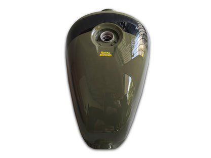 Genuine Royal Enfield Shotgun 650 Green Drill Fuel Petrol Gas Tank