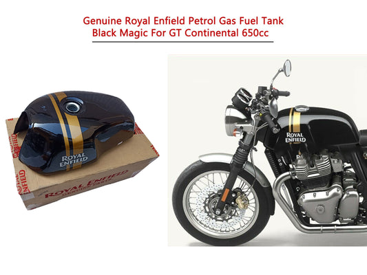 Genuine Royal Enfield GT Continental 650 Black Magic Fuel Petrol Gas Tank