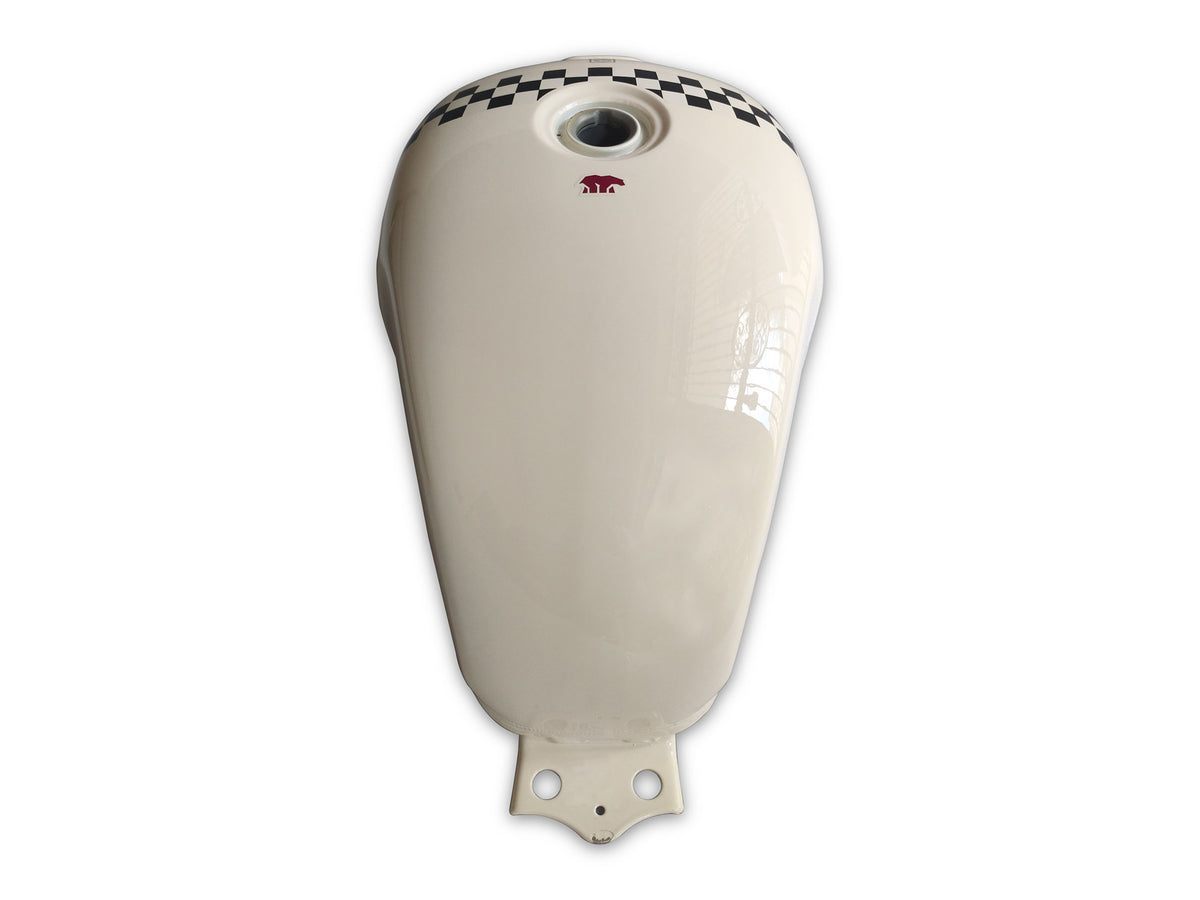 Genuine Royal Enfield Bear 650 Marble White Fuel Petrol Gas Tank