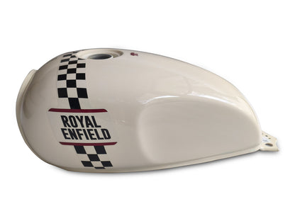 Genuine Royal Enfield Bear 650 Marble White Fuel Petrol Gas Tank