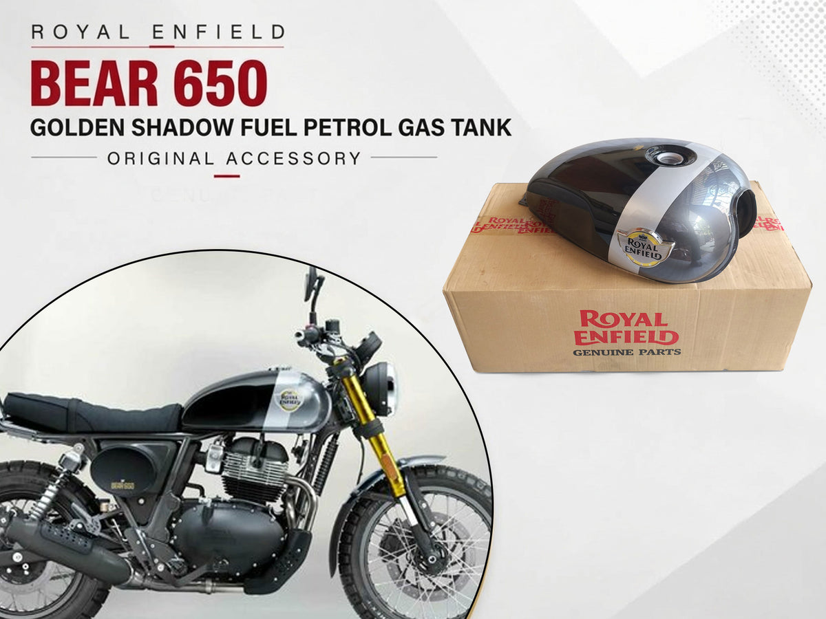 Genuine Royal Enfield Bear 650 Golden Shadow Fuel Petrol Gas Tank
