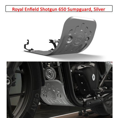 Genuine Royal Enfield Shotgun 650 Sump guard Silver KXA00289