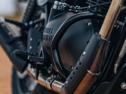 Genuine Royal Enfield Bear 650 Compact Engine Guard, Black 1990505