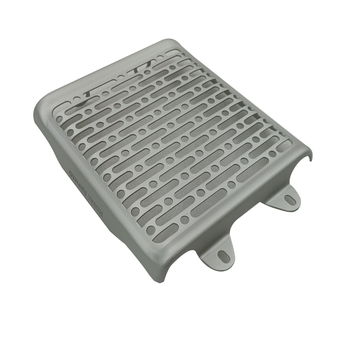 Genuine Royal Enfield Bear 650 Aluminum Radiator Guard Silver 1990556