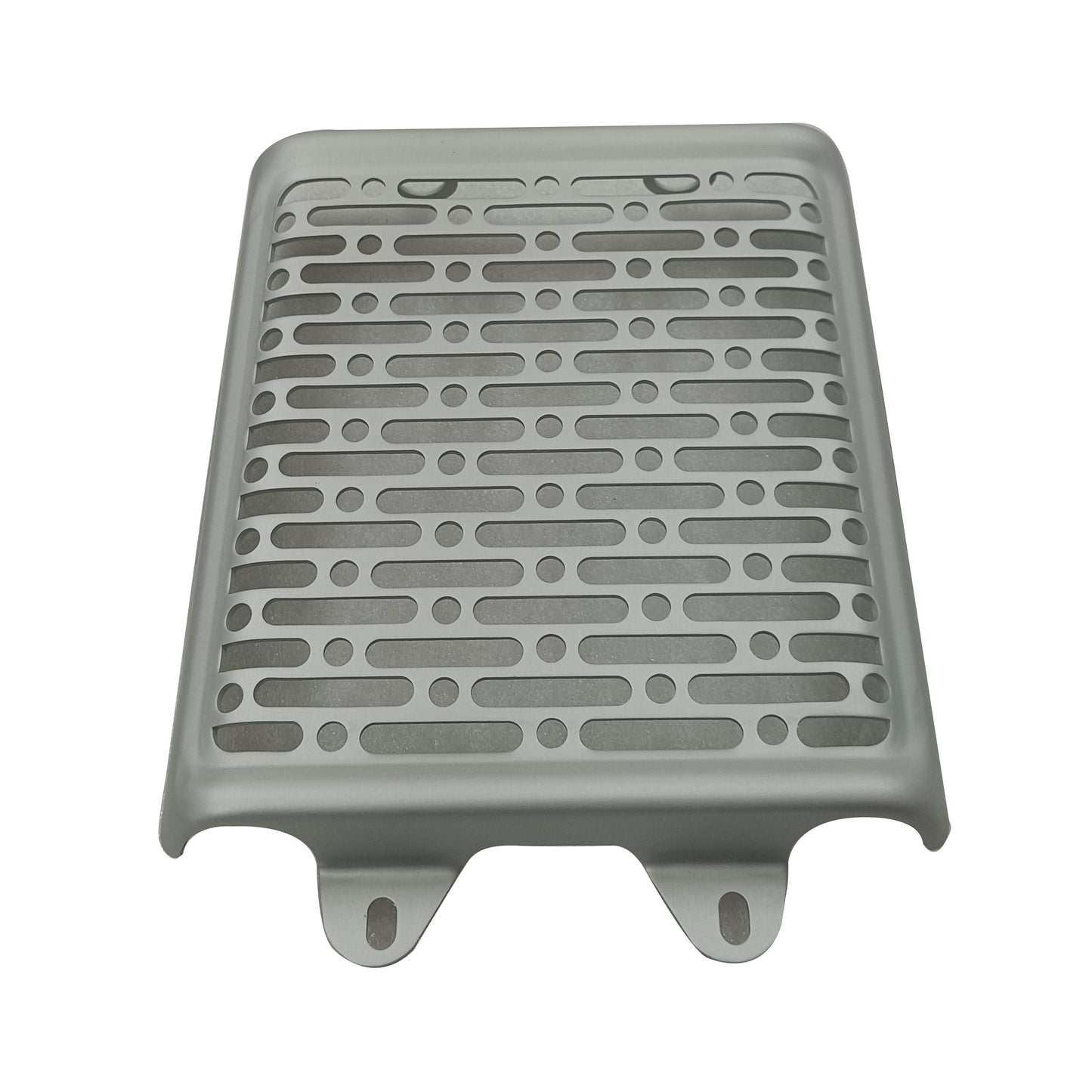 Genuine Royal Enfield Bear 650 Aluminum Radiator Guard Silver 1990556