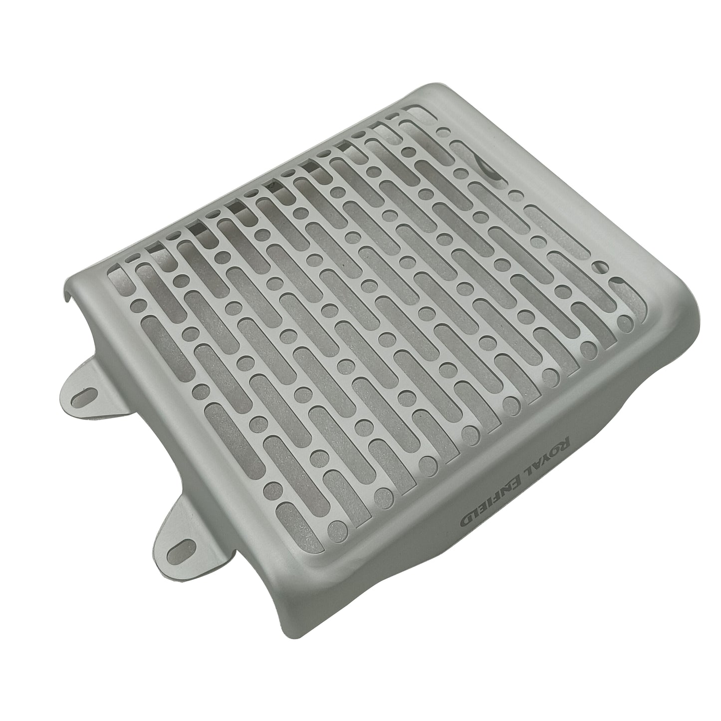 Genuine Royal Enfield Bear 650 Aluminum Radiator Guard Silver 1990556