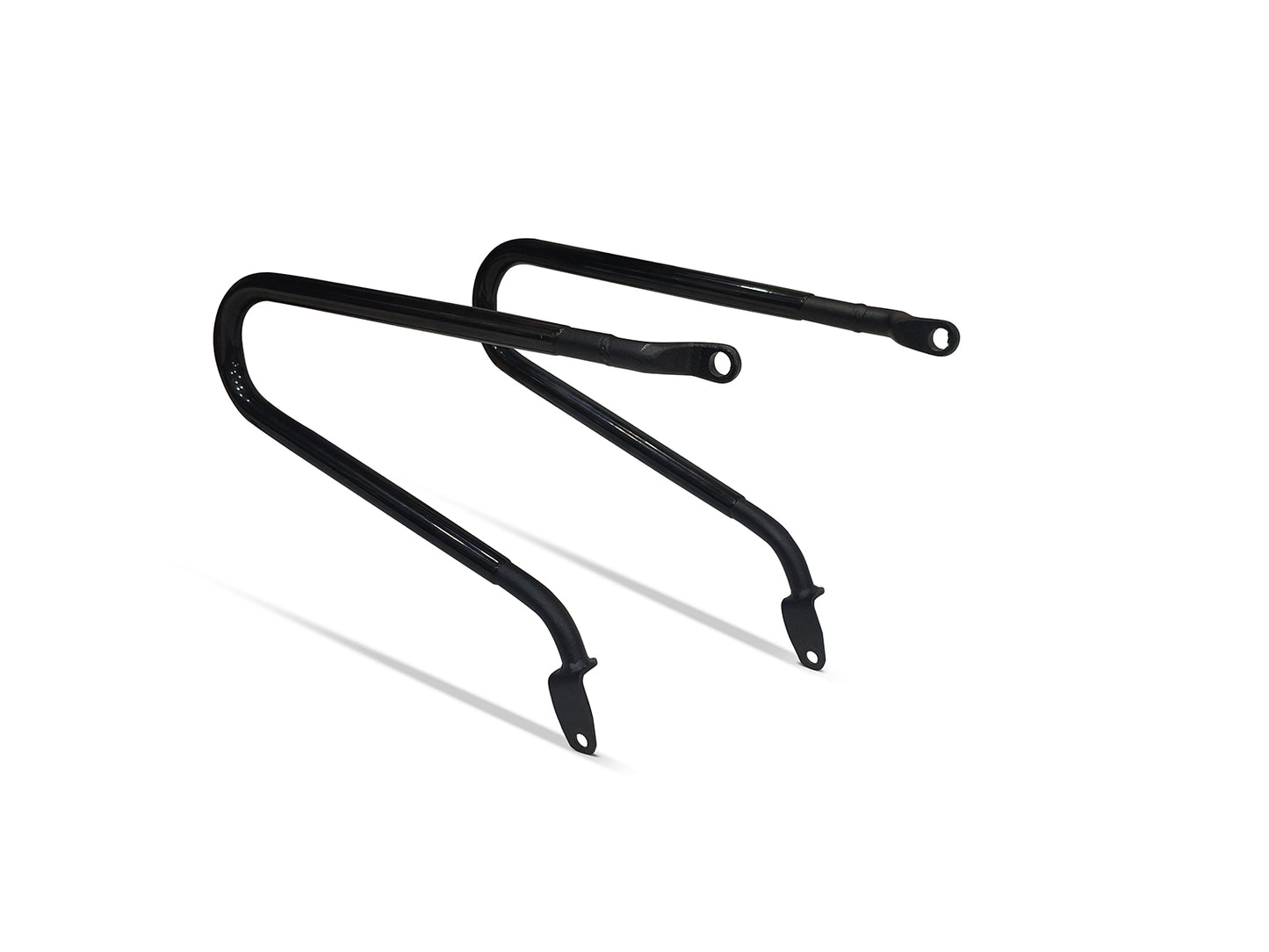 Genuine Royal Enfield Classic 650 Pannier Rails With Modern Soft Panniers Black