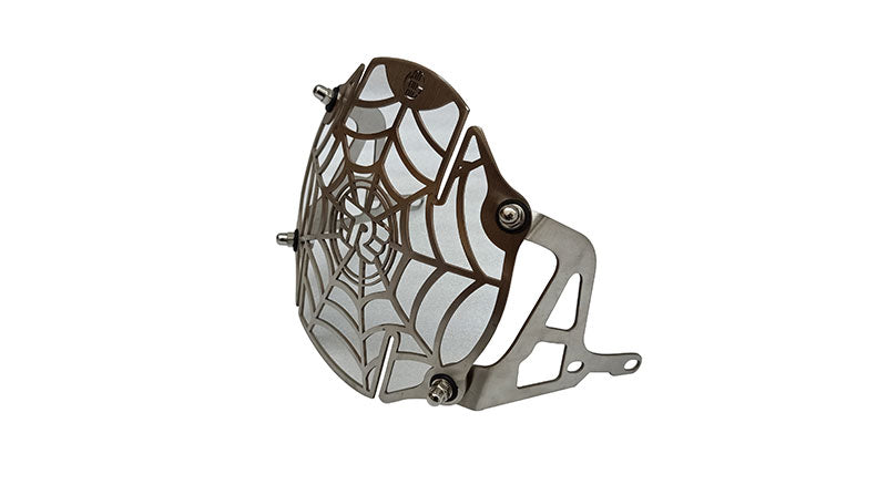 Royal Enfield Stainless Steel Web Design Headlight Grill For Himalayan 411cc