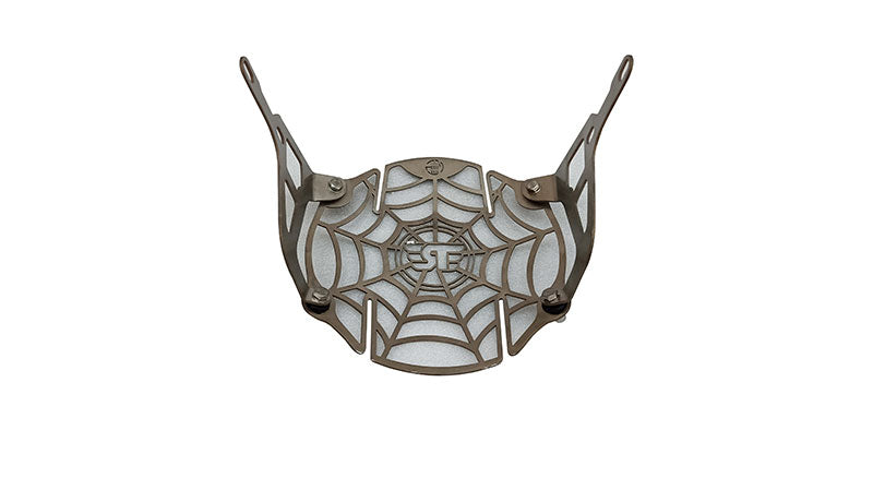 Royal Enfield Stainless Steel Web Design Headlight Grill For Himalayan 411cc