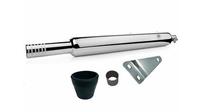 Royal Enfield Classic 350cc 500cc Punjab Dholki Exhaust Silencer Chrome