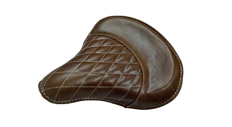 Royal Enfield 500cc Standard Leather Brown Color Seat With Spring