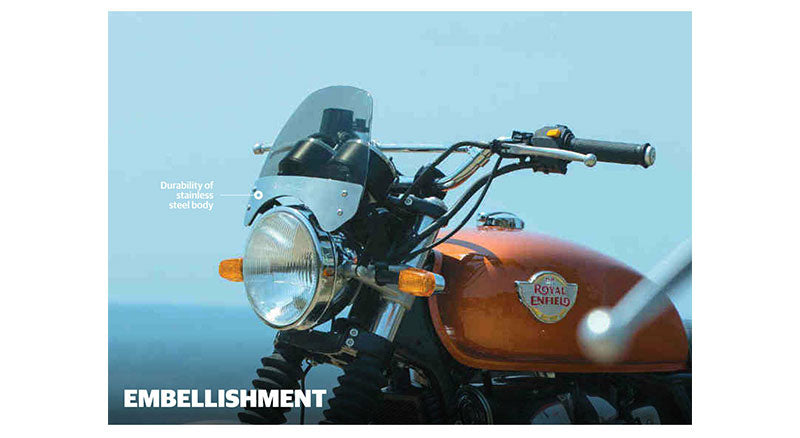 Royal Enfield GT Continental & Interceptor 650 Tall Flyscreen Kit
