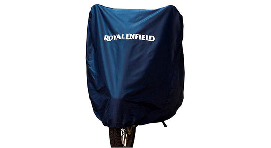 Genuine Royal Enfield Water Resistant Bike Cover Navy Blue
