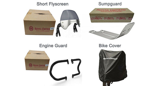 Genuine Royal Enfield Interceptor 650 Accessories Accessory Combo Pack 4 Pcs