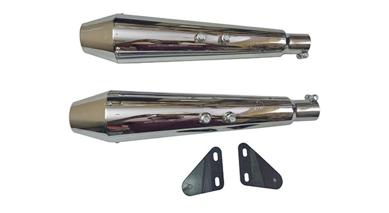 Royal Enfield Interceptor 650cc Exhaust Muffler Silencer With DB Killer