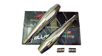 Royal Enfield GT Continental 650cc S S Red Rooster Exhaust Muffler Silencer