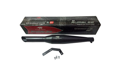 Royal Enfield Classic 500cc Red Rooster SS Exhaust Silencer Black