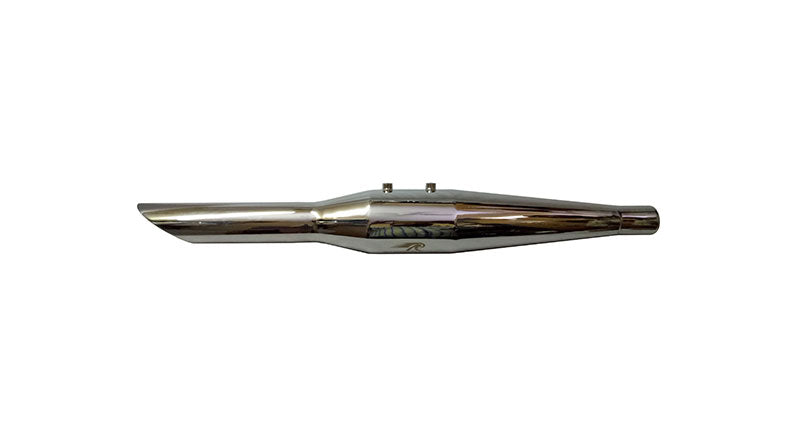 Royal Enfield Classic 500cc Red Rooster SS Exhaust Silencer Polished