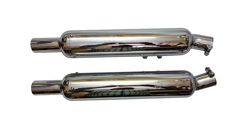 Royal Enfield GT Continental 650cc AEW Exhaust Silencer Pair