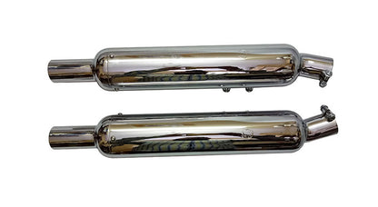 Royal Enfield GT Continental 650cc AEW Exhaust Silencer Pair