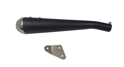 AEW Wild Boar Royal Enfield GT Continental Exhaust Silencer Black