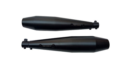 Royal Enfield GT Continental 650 Red Rooster Exhaust Silencer Black