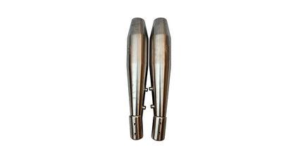 Royal Enfield Interceptor 650 Red Rooster Exhaust Silencer SS