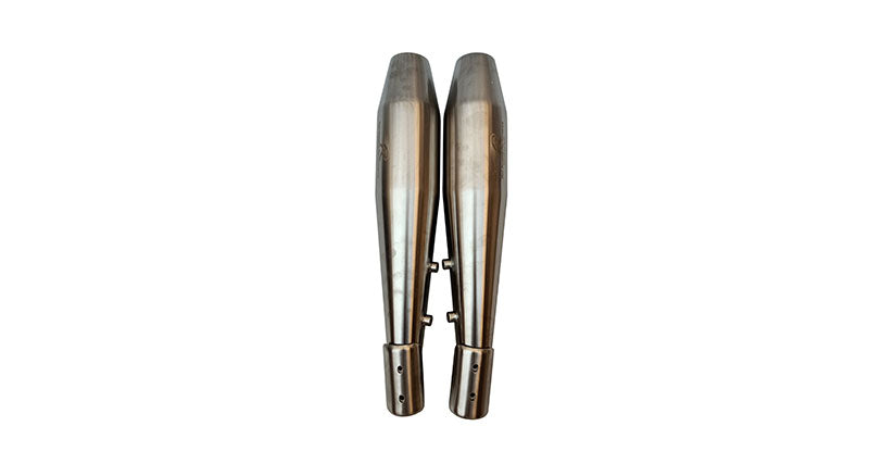 Royal Enfield GT Continental 650 Red Rooster Exhaust Silencer SS