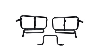 Royal Enfield Interceptor 650 Pannier Rails & Bags Brown Tan Pair