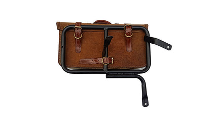 Royal Enfield Interceptor 650 Pannier Rails & Bags Brown Tan Pair