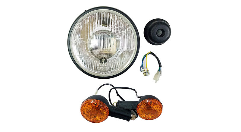 Royal Enfield Classic 350cc 500cc Headlight Beam Assembly & Rear Indicator