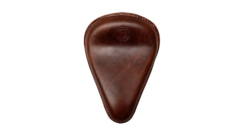 Genuine Leather Front Rider Solo Seat for Royal Enfield Classic 350cc 500cc