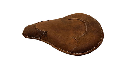 Genuine Leather Front Rider Solo Seat for Royal Enfield Classic 500cc 350cc