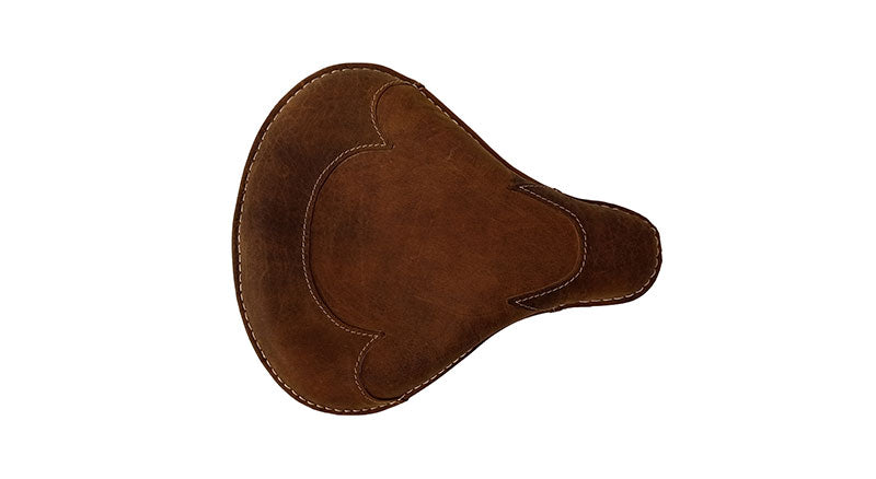 Genuine Leather Front Rider Solo Seat for Royal Enfield Classic 500cc 350cc