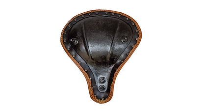 Royal Enfield Classic 500cc 350cc Brown Tan Front Leather Seats with Bags Pair